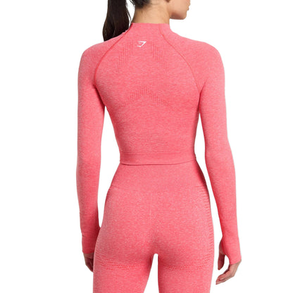 Лонгслив спортивный женский Gymshark Vital Seamless 2.0