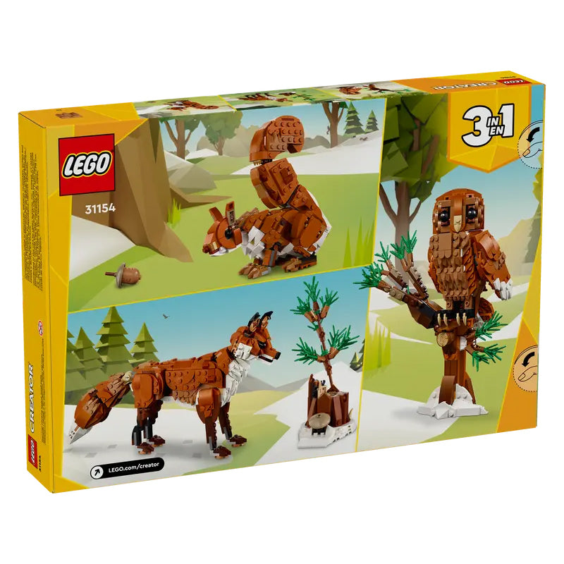 LEGO yaratuvchisi "O'rmon hayvonlari: tulki" (31154)