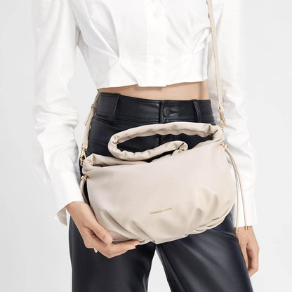 Сумка женская Charles&Keith Pleated Noir - Boxette Shop