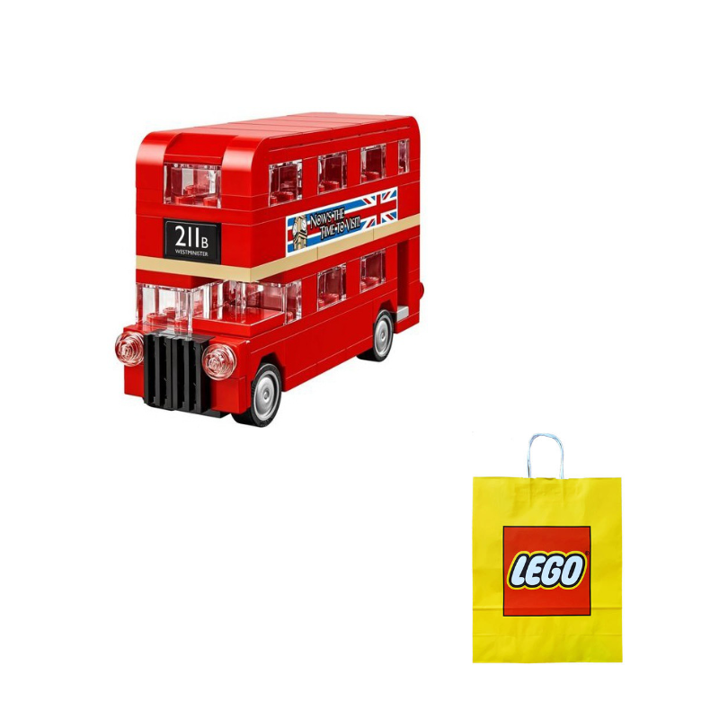 LEGO Icons London ikki qavatli avtobus (40220)