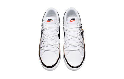【кроссовки на заказ】nike court legacy кожаные удобные обтянутые износостойкие низкие верхние кроссовки мужские и женские темно-серые