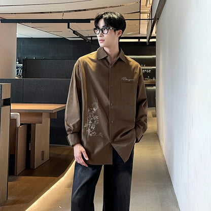 Pal ongaco pal ongaco yaponcha oddiy asosiy modellar, jinsi boʻlmagan brend logotipi tirgaklari gulli bosma qulay boʻshashgan bir koʻkrakli lapelli tasodifiy koʻp qirrali paxta uzun yengli koʻylaklar erkaklar va ayollar bir xil modellar