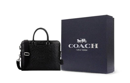 Сумка мужская Coach Beckett 37 Old Flower Embossed Print - Boxette Shop