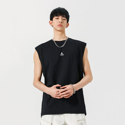 Paddy Julia tekis rangli harflar engil qulay nafas oladigan ter moda yuz mos yumaloq bo'yinli yengsiz basketbol yelek erkaklar va ayollar modellari bilan