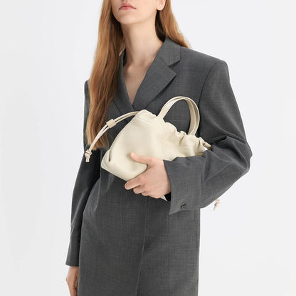Сумка женская Charles&Keith Soft Leather Drawstring Design Cloud - Boxette Shop
