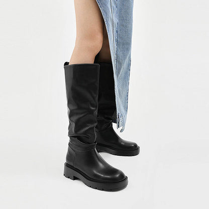 Ботинки женские Charles&Keith Retro Knight - Boxette Shop