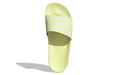 Adidas originals adilette удобные ретро-шлепанцы на резиновой подошве мужские желтые