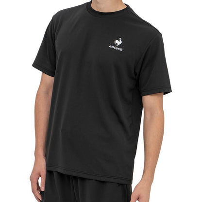 Le coq sportif brendi logotipi kashta tikish dizayni qulay terli nafas oladigan kalta yengli erkaklar futbolkasi