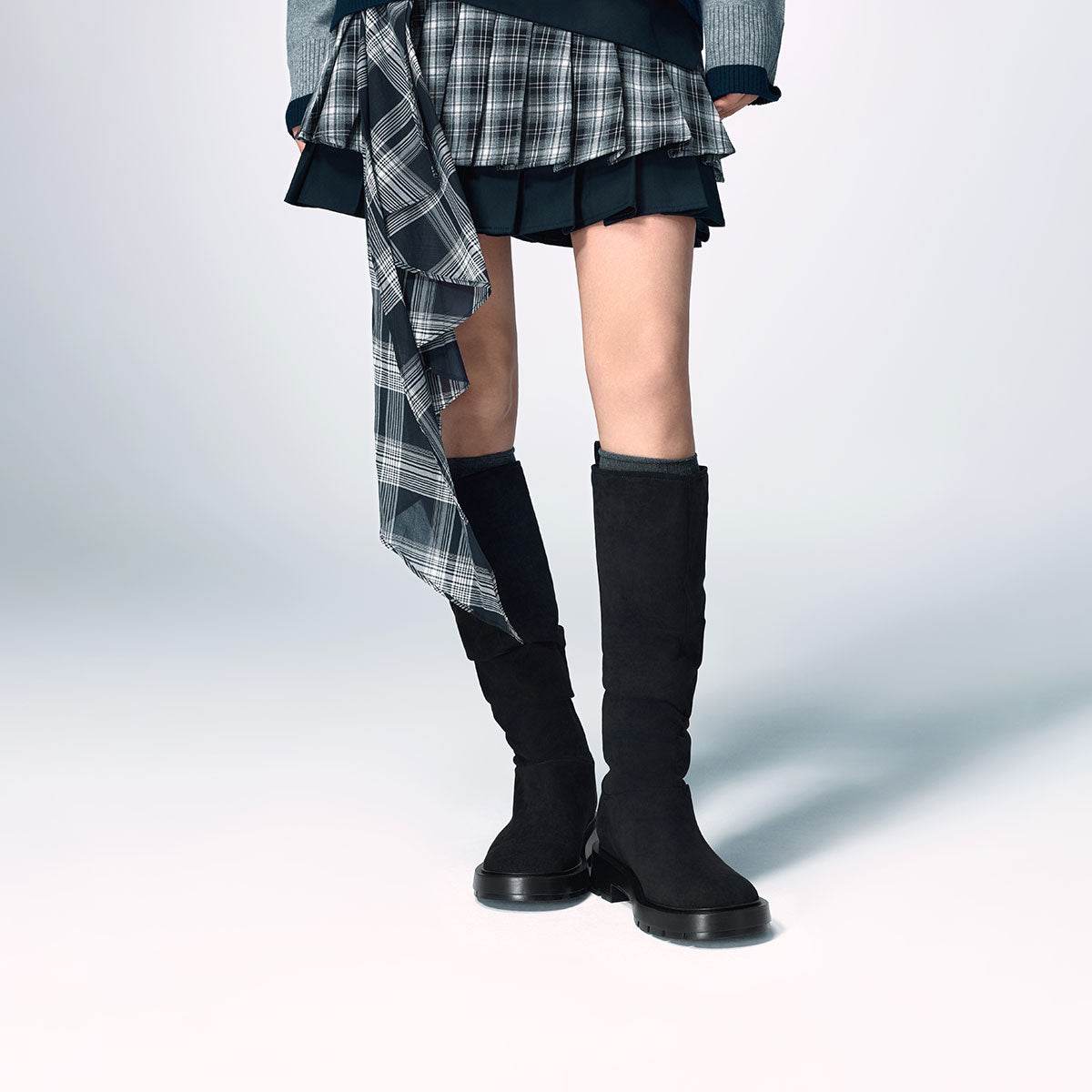 Ботинки женские Charles&Keith Retro Knight - Boxette Shop