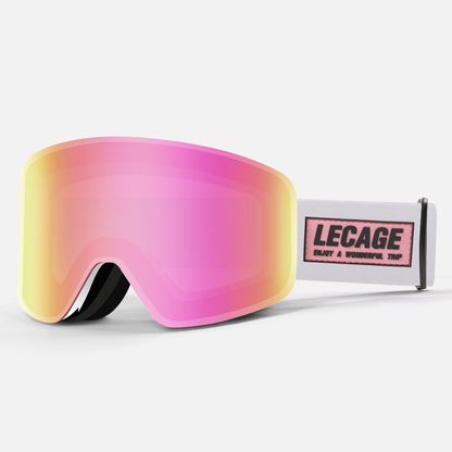 Горнолыжный шлем и очки Lecage Lecage