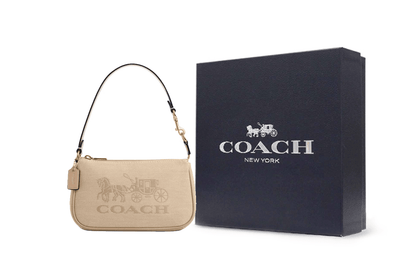Сумка женская Coach Nolita 19 Classic Carriage Logo Canvas - Boxette Shop