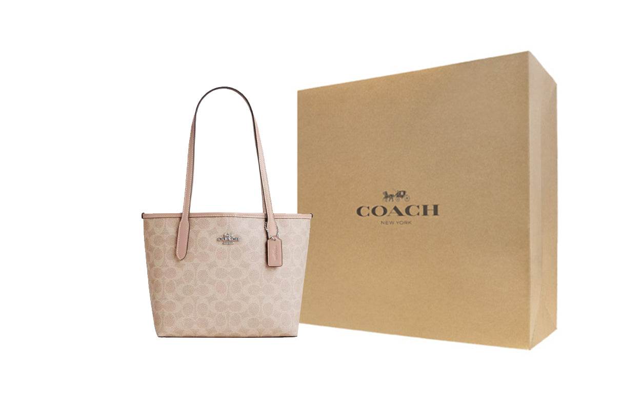 Сумка женская Coach City 23 Classic Old Flower Metal - Boxette Shop