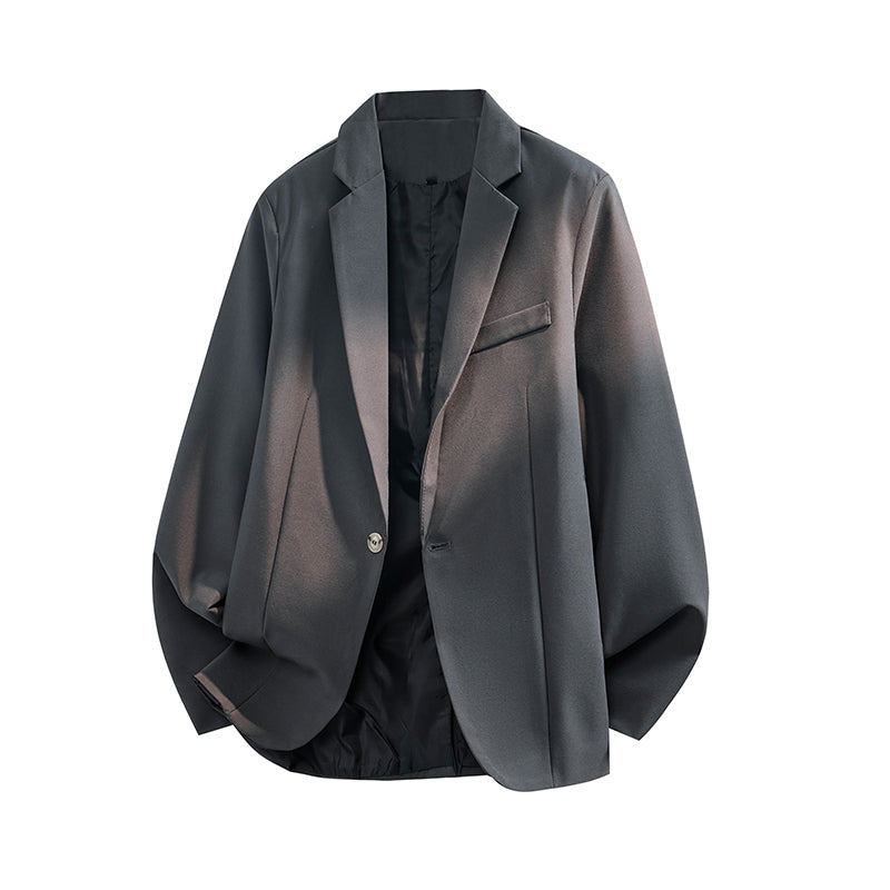 Anti-ofis trendining koreyscha versiyasi erkaklarning kichkina toplari chiroyli bo'sh Gonkong uslubidagi ko'ylagi erkaklar ko'p qirrali kundalik kostyumi engil hashamatli kostyum erkaklar modellari