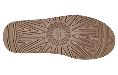 Ugg замшевые повседневные сапоги с толстой подошвой 5 см 14 см chelsea boots women's chestnut