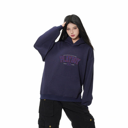 Playboy bosilgan harflar moda bo'sh hoodie erkaklar va ayollar modellari