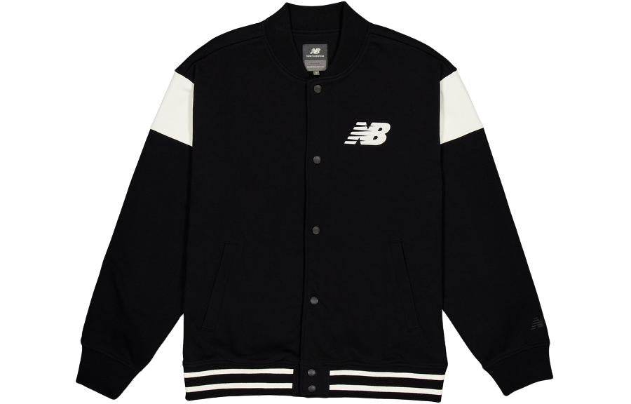 New Balans rang blokirovka qiluvchi atletik tasodifiy bir ko'krakli erkaklar uchun qora beysbol formasi