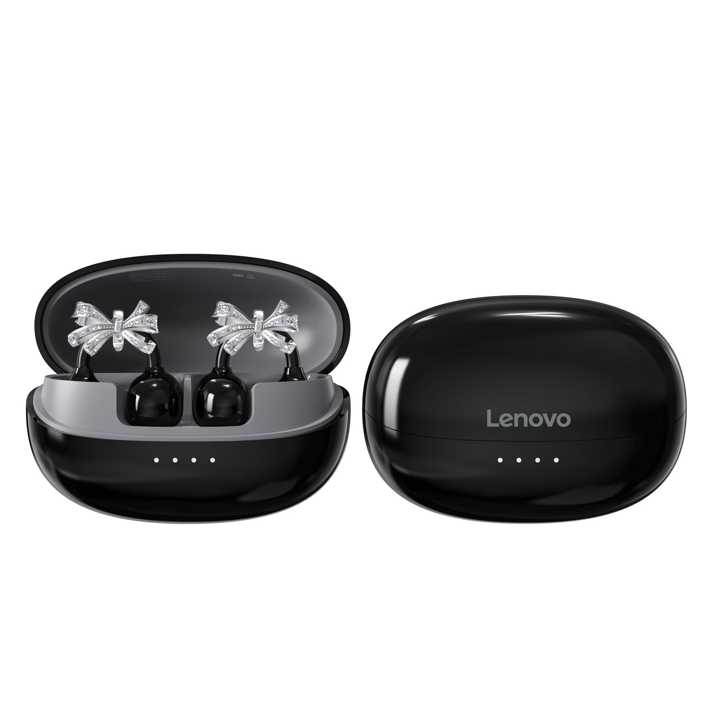 Lenovo lenovo k06 ослепительные разноцветные серьги-бабочки тип зажима для уха шумоподавление при звонках обновленный bluetooth 5.4 спортивные игры игровой кинотеатр imax уровень качества звука студенческая вечеринка высокая стоимость apple huawei xiaomi