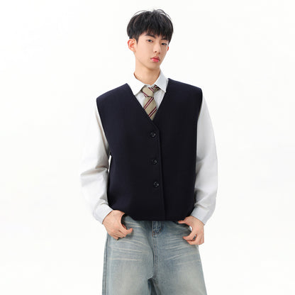 FC Barcelona koreys dangasa uslubidagi asosiy uzun cho'ntakli issiq ko'ylagi uzun yengli lapel ikki qismli qulay moda katta sezgi trendi tasodifiy palto bir xil paragrafli erkaklar va ayollar