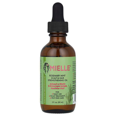 Масло для укрепления волос Mielle, розмарин и мята, 59 мл - Boxette Shop