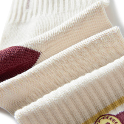 Champion x harry potter retro simple casual daily comfort patchwork colour-collision harry potter mid-calf socks men's & women's