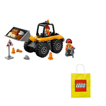 LEGO sariq g'ildirakli yuklagich (60450)