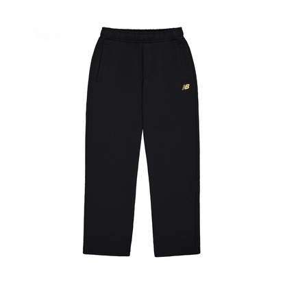 New Balans ss25 brendi logotipi bosma kundalik qulaylikdagi trikotaj sport shimlari qora erkaklar uchun