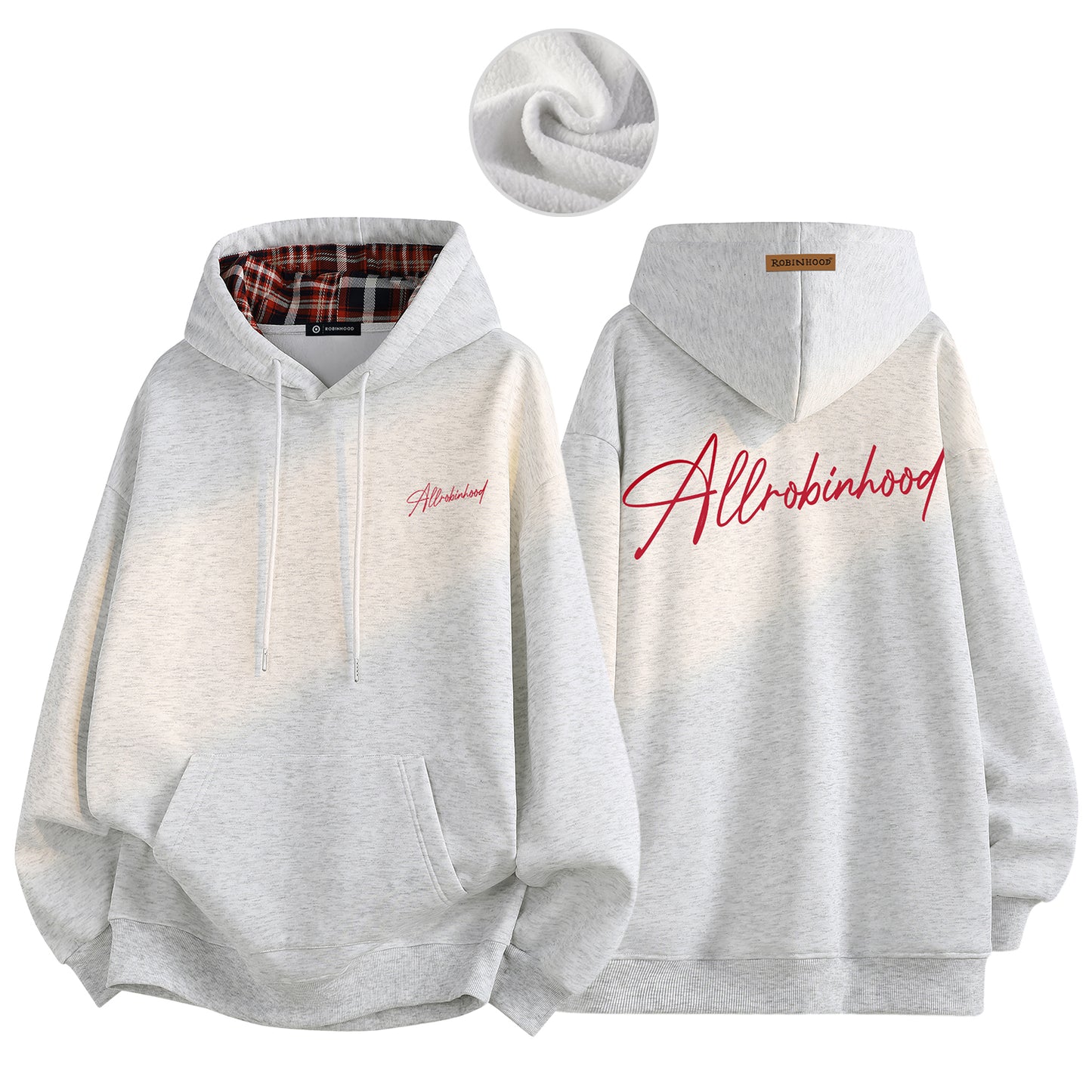 Robinhood erkaklar uchun kapshonli ko'ylak