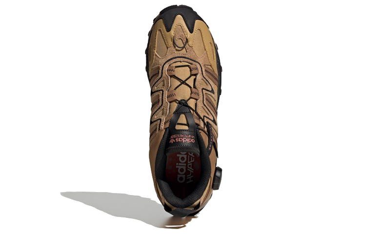 Adidas originals hyperturf gaiter outdoor functional shock absorbing slip resistant wear-resistant low top walking shoes men's and women's brown