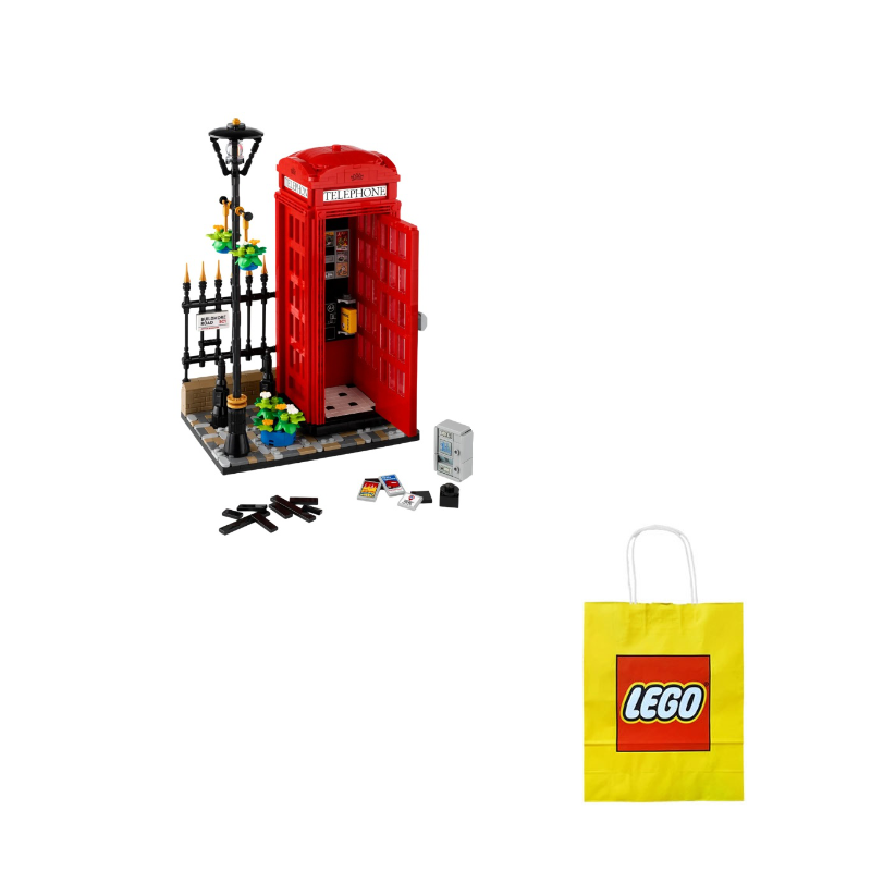 LEGO Ideas London qizil telefon qutisi (21347)
