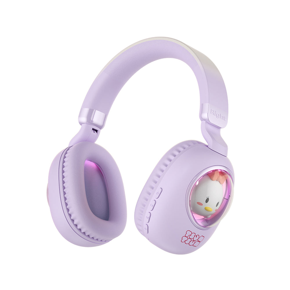 Disney D20 bosh tasmasi bluetooth eshitish vositasi yuqori sifatli kosmik kapsula dizayni rangli orqa yorug'lik aqlli shovqinni kamaytiradigan batareyaning uzoq umr ko'rishi mobil telefon plansheti Kompyuterga mos keladi