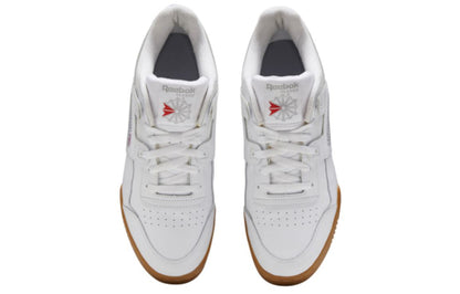 Reebok workout plus har kuni qulay bo'lgan oq jigarrang erkaklar shortlari