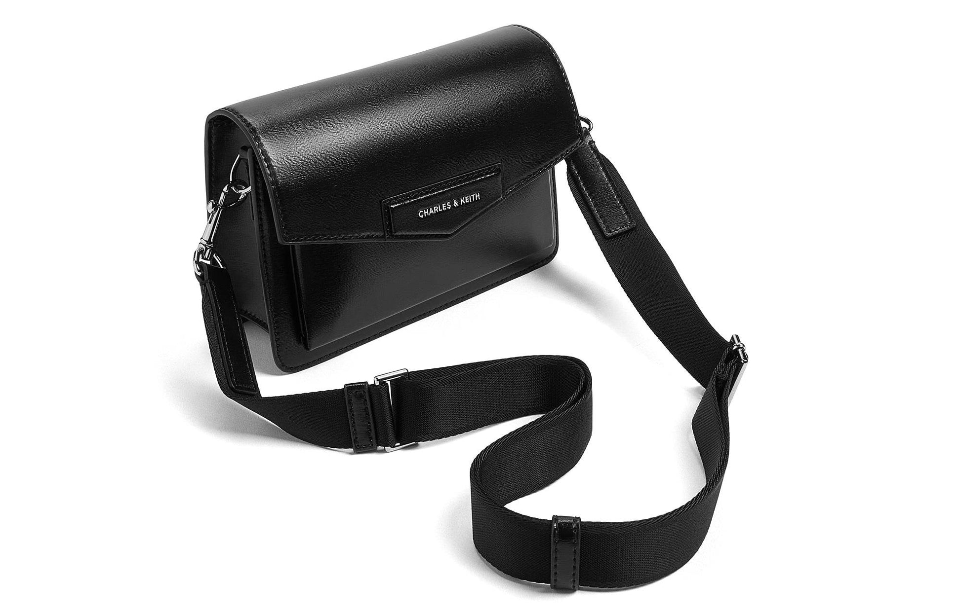 Сумка женская Charles&Keith Simple Wide Strap Square Envelope - Boxette Shop