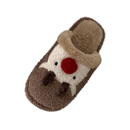 Тапочки Рождественские плюшевые