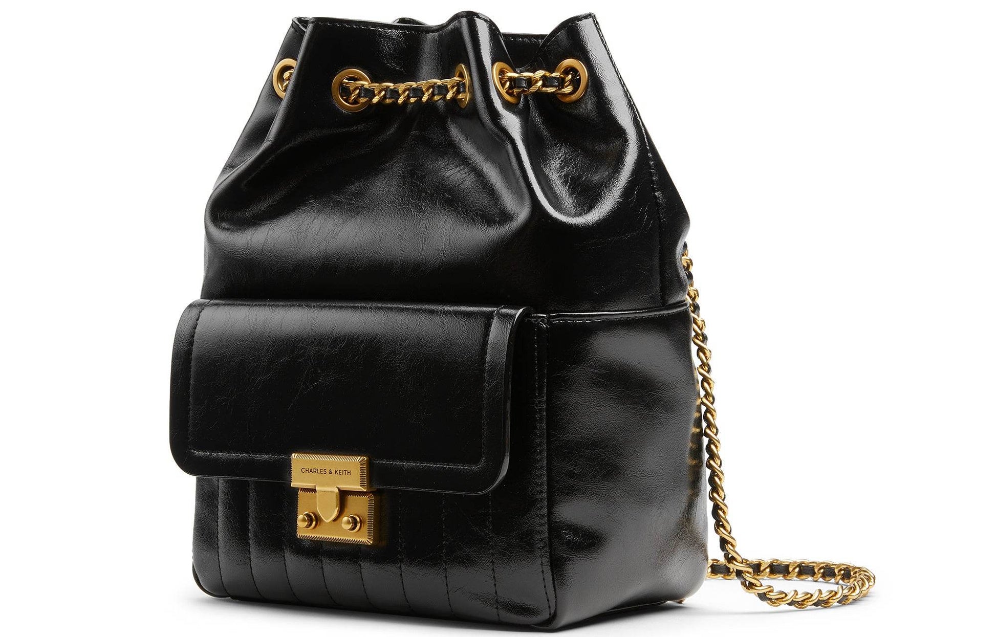 Сумка женская Charles&Keith Commuter Multi-purpose Chain Pleated - Boxette Shop