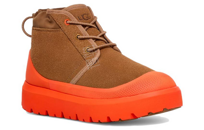 Ugg neumel weather hybrid short snow boots unisex brown orange