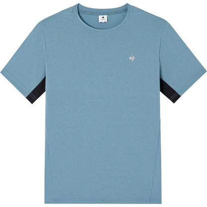 Le coq sportif frantsuz xo'roz mashqi qulay dumaloq bo'yinli sport nafas oladigan qisqa yengli futbolka erkaklar