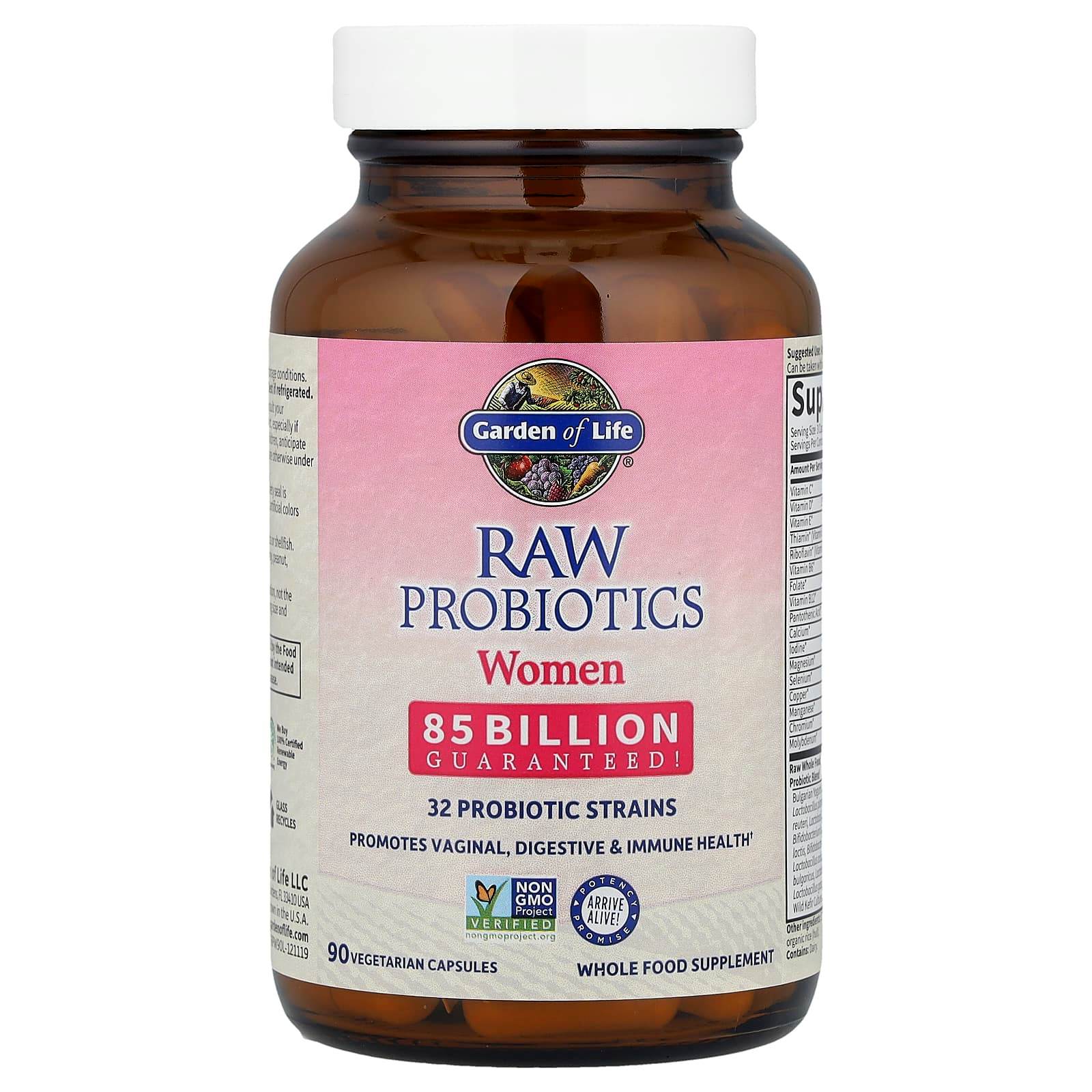 БАД Garden of Life RAW Probiotics, для женщин, 85 капсул - Boxette Shop