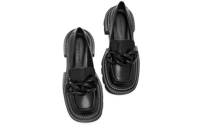 Лоферы женские Charles & Keith с цепью - Boxette Shop