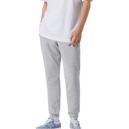 Erkaklar uchun yangi balans harfi bosma oddiy tortilgan trikotaj sport shimlari kulrang