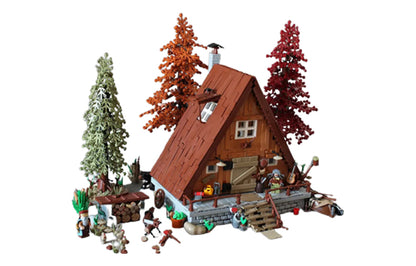 LEGO g'oyalari "O'rmon yog'och uyi" (21338)