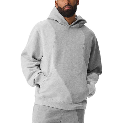 Erkaklar va ayollar uchun Alo yoga accolade rangli kaputli tasodifiy uzun yengli kozok