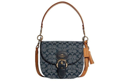 Сумка женская Coach Kleo 23 Chambray Denim Old - Boxette Shop