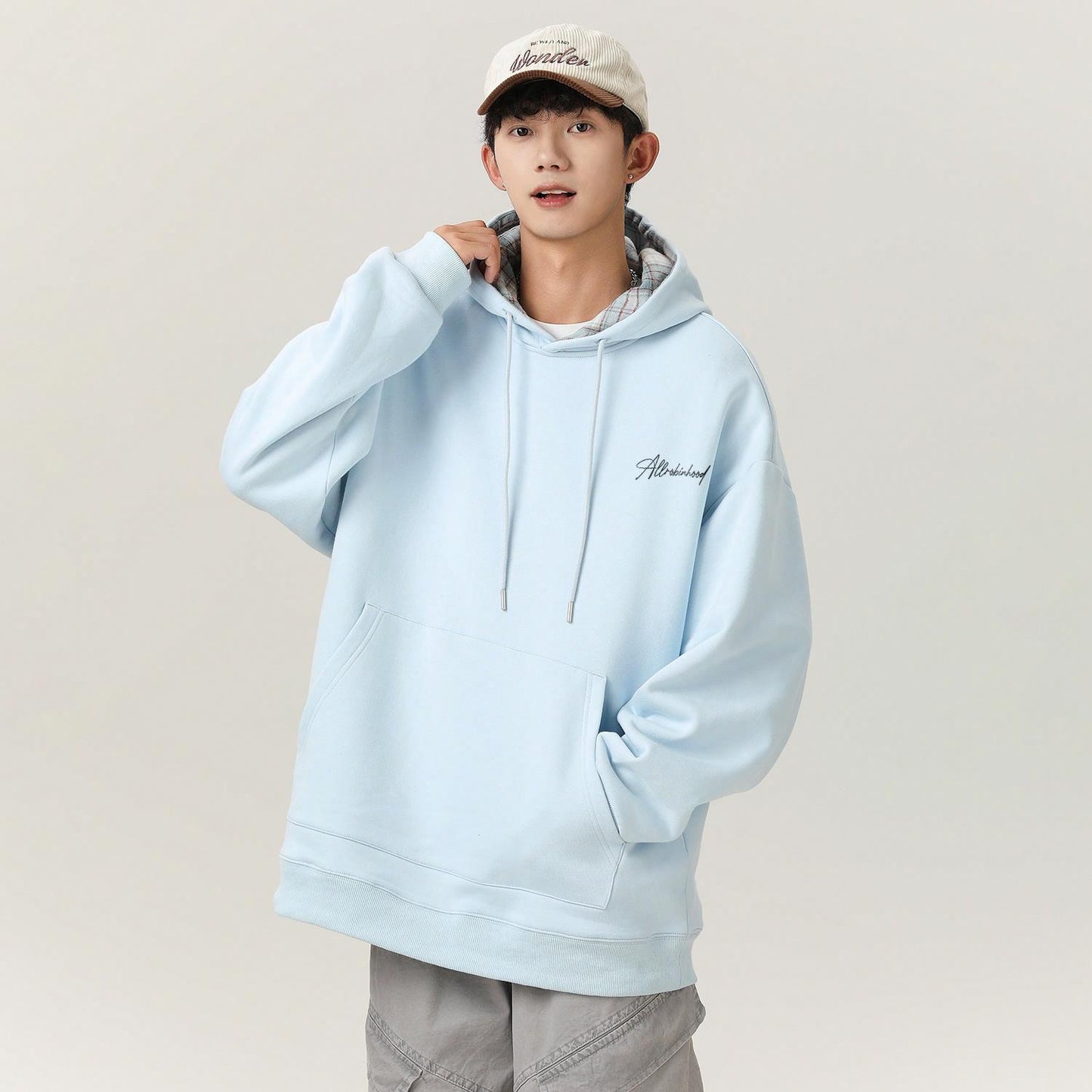 Robinhood erkaklar uchun kapshonli ko'ylak