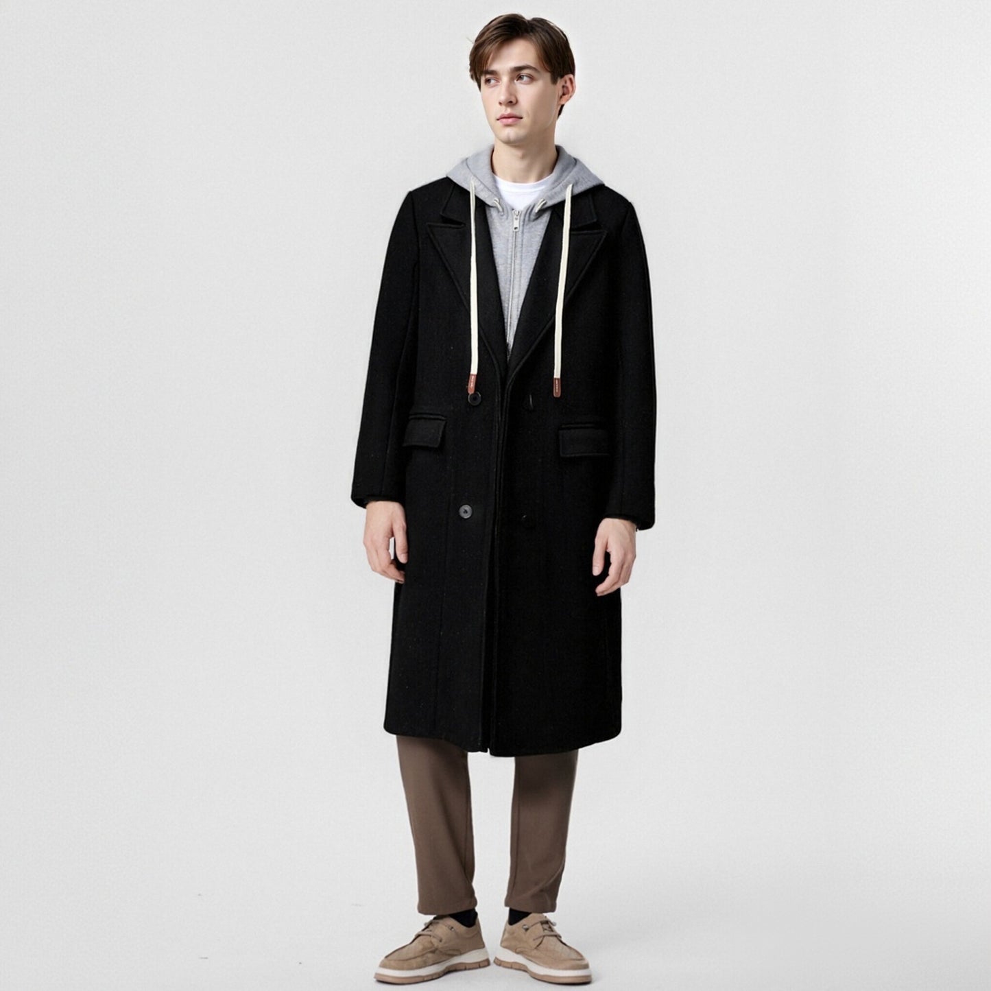 Maserati erkaklar paltosi