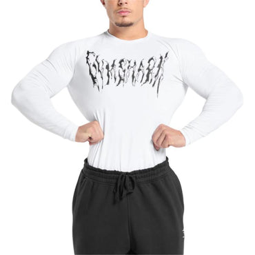 Gymshark Graphic Baselayer erkaklar sport futbolkasi