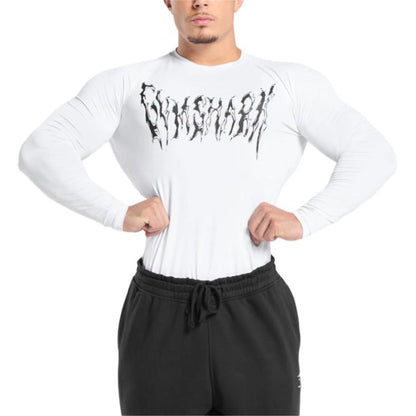 Gymshark Graphic Baselayer erkaklar sport futbolkasi