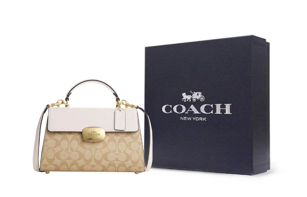 Сумка женская Coach Eliza 27 Classic Old Flower Oval - Boxette Shop