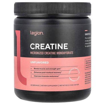 Спортивное питание Legion Athletics, микронизированный моногидрат креатина, 312 г - Boxette Shop