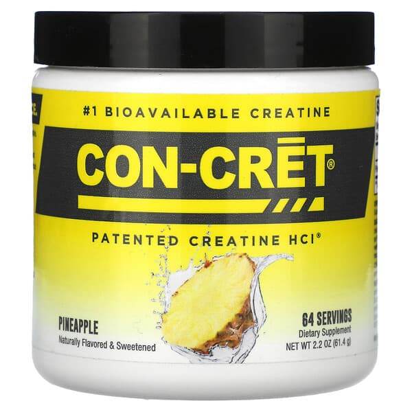 Спортивное питание Con-Cret, креатин гидрохлорид, ананас, 61.4 г - Boxette Shop