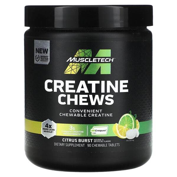 Креатин MuscleTech Creatine Chews, 90 жевательных таблеток - Boxette Shop